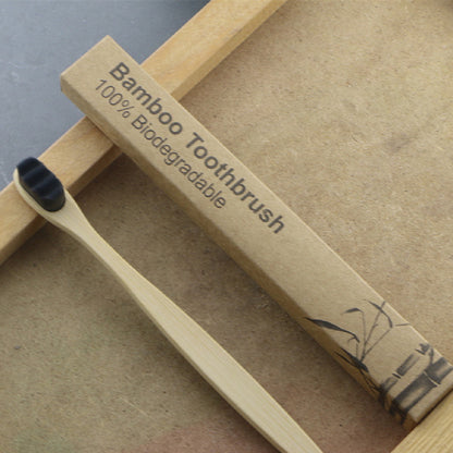 Flat Ten Thousand Bamboo Toothbrushes