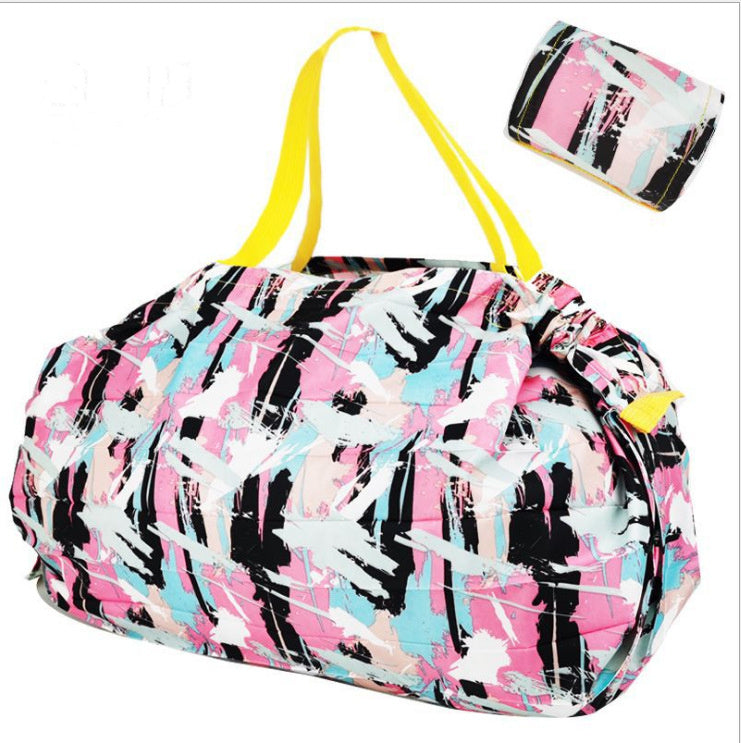 Eco-Friendly Shopping Bags Large Washable Reusable Grocery Tote Handbag Japanese Foldable Waterproof Travel Grocery Bag