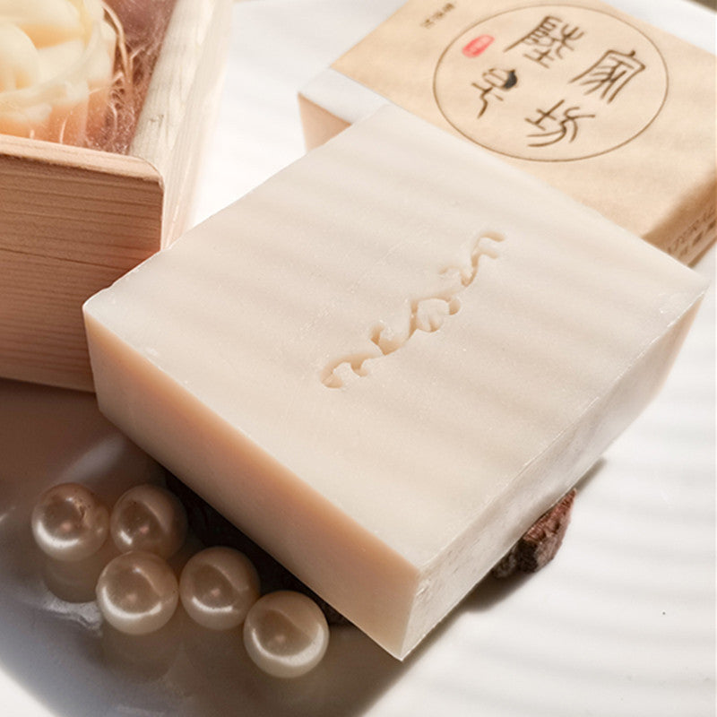 Natural Handmade Pearl Goat Milk Soap