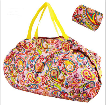 Eco-Friendly Shopping Bags Large Washable Reusable Grocery Tote Handbag Japanese Foldable Waterproof Travel Grocery Bag