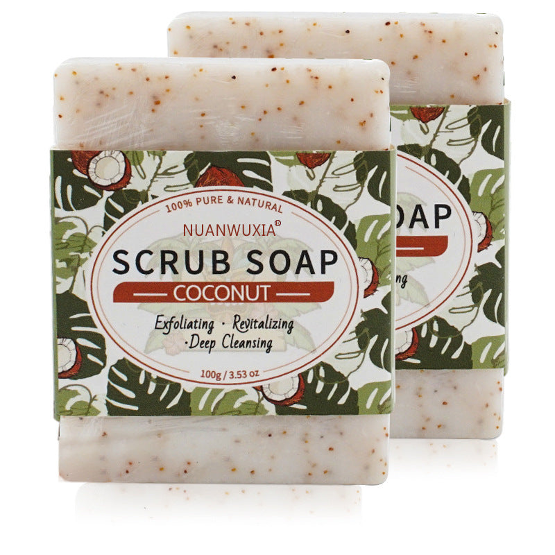 Handmade Coconut Scrub Soaps Gently Cleans And Softens