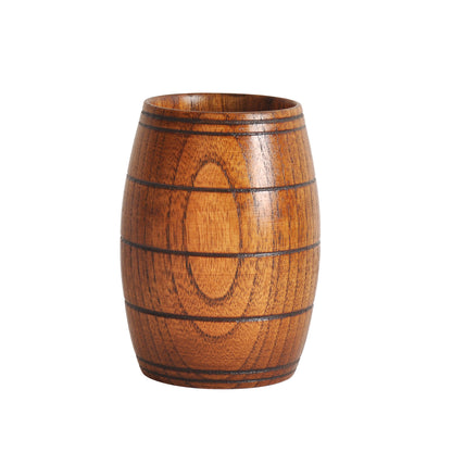 Wooden Beer Barrel Water Cup